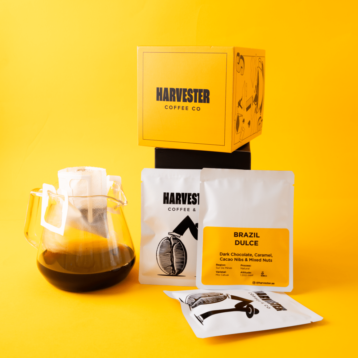 Brazil Dulce Drip Bags - Harvester Coffee Co - Drip Bags